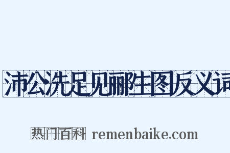 沛公洗足见郦生图反义词是什么意思的图片